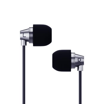 3mk, Słuchawki przewodowe Wired Earphones Jack 3,5 mm, czarny - 3MK