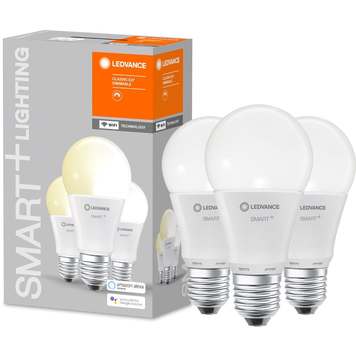 3pak Żarówka Led E27 A60 9 5w 1055lm 2700k Ciepła Ledvance Smart Wifi