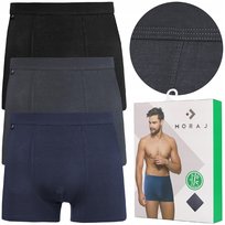 3x Bambusowe BOKSERKI MĘSKIE Premium 3 Pak MORAJ r. L Moraj