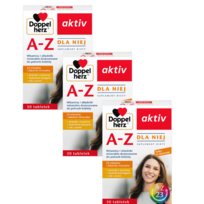 3x Doppelherz® aktiv A-Z Dla Niej, 3x30 tabletek ZESTAW