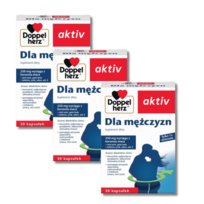 3x Doppelherz® aktiv Dla mężczyzn, 3x30 kapsułek ZESTAW