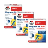 3x Doppelherz® aktiv Magnez-B6 UltraFast, 3x20 saszetek ZESTAW