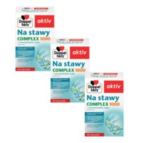 3x Doppelherz® aktiv Na stawy COMPLEX 1000 + nowozelandzkie małże, 60 kaps.