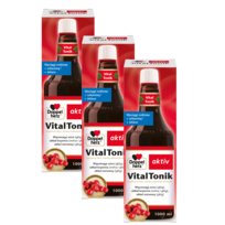 3x Doppelherz® aktiv Vital Tonik, Płyn 3x1000ml ZESTAW