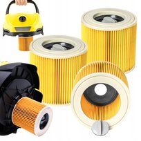 3x Filtr do odkurzacza Karcher WD3 WD2 SE4001 KWD3 MV3 zestaw filtry 3 szt