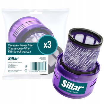 3x filtry filtr zmywalny do odkurzacza Dyson v11 v15 detect absolute pro - Sillar