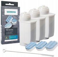 3x FILTRY+TABLETKI ODKAMIENIAJĄCE SIEMENS TZ80002 Spitze Clean