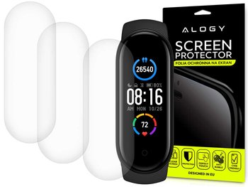 3x Folia hydrożelowa Alogy Hydrogel do Xiaomi Mi Band 5 - 4kom