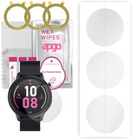 3x Folia hydrożelowa do Aiwa SW-500 - apgo Smartwatch Hydrogel Protection Ochrona na ekran smartwatcha