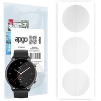 3x Folia hydrożelowa do Amazfit GTR 2E - apgo Smartwatch Hydrogel Protection Ochrona na ekran smartwatcha