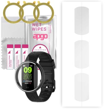 3x Folia hydrożelowa do Garett Women Nicole - apgo Smartwatch Hydrogel Protection Ochrona na ekran smartwatcha - apgo