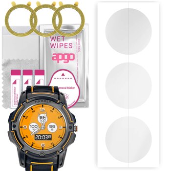 3x Folia hydrożelowa do Hammer Watch - apgo Smartwatch Hydrogel Protection Ochrona na ekran smartwatcha - apgo