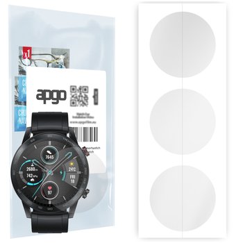3x Folia hydrożelowa do Honor Magic Watch 2 46mm - apgo Smartwatch Hydrogel Protection Ochrona na ekran smartwatcha - apgo