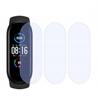 3x Folia hydrożelowa do Xiaomi Mi Band 4 - apgo Smartwatch Hydrogel Protection Ochrona na ekran smartwatcha - apgo