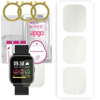 3x Folia hydrożelowa MATOWA do Aiwa SW-100 - apgo Smartwatch Hydrogel MATTE Protection Ochrona na ekran smartwatcha