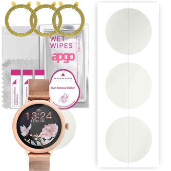 3x Folia hydrożelowa MATOWA do Garett Women Emma - apgo Smartwatch Hydrogel MATTE Protection Ochrona na ekran smartwatcha - apgo