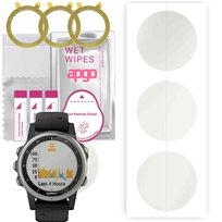 3x Folia hydrożelowa MATOWA do Garmin Fenix 5s Plus - apgo Smartwatch Hydrogel MATTE Protection Ochrona na ekran smartwatcha