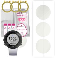 3x Folia hydrożelowa MATOWA do Garmin swim 2 - apgo Smartwatch Hydrogel MATTE Protection Ochrona na ekran smartwatcha