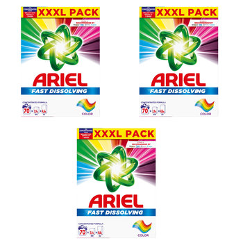 3x Proszek do prania ARIEL Fast Dissolving 70 prań 3,85 kg - Ariel