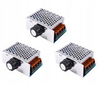 3x REGULATOR OBROTÓW SILNIKA NAPIĘCIA 4000W 230V