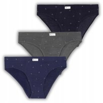 3X Slipy Majtki Męskie Bawełniane Zestaw Komplet Wygodne Slipki Moraj Xxl