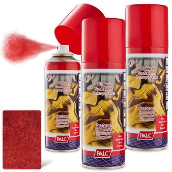 3X Spray Do Zamszu I Nubuku Palc 200 Ml Czerwony - Palc