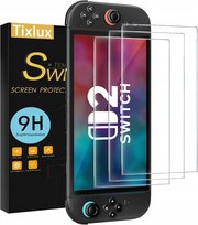 3x Szkło do Nintendo Switch 2 Hartowane | Ochrona Ekranu 9H Zestaw 3 sztuki Inny producent