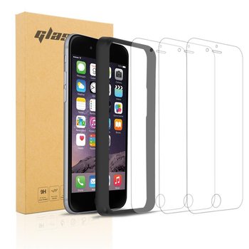 3x Szkło Hartowane Do Apple iPhone 6 / 6S Folia ochronny pancerna w PRZEZROCZYSTY Tempered Glass Cadorabo - Cadorabo