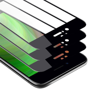 3X Szkło Hartowane Do Apple Iphone 6 / 6S Folia Pancerna Ochronny W Przezroczysty Z Czarnym Tempered Glass Cadorabo - Cadorabo