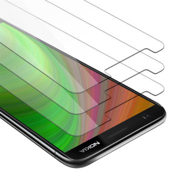 3x Szkło Hartowane Do Nokia 5,1 w KRYSTALICZNIE CZYSTE Folia pancerna Ochronny Tempered Glass Cadorabo - Cadorabo