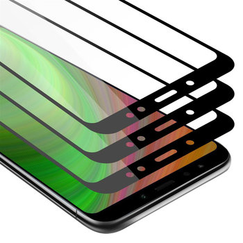 3x Szkło Hartowane Do Xiaomi RedMi NOTE 5 Folia pancerna Ochronny w PRZEZROCZYSTY Z CZARNYM Tempered Glass Cadorabo - Cadorabo