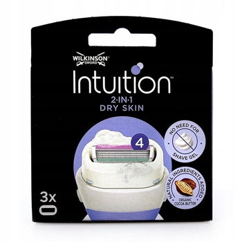 3x Wkłady Wilkinson Intuition Dry Skin 2in1 - Wilkinson
