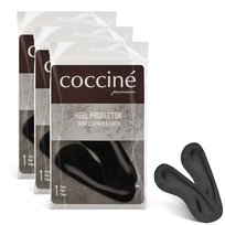 3x Zapiętki skórzane do butów heel protector czarne