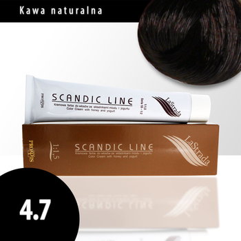 4.7 kawa naturalna Scandic Line kremowa farba do włosów LaStrada 100ml - Scandic Line