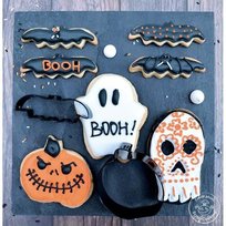 4 foremki do ciastek na Halloween