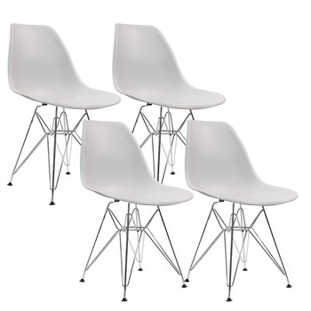 4 krzesła DSR Milano szare - BMDesign