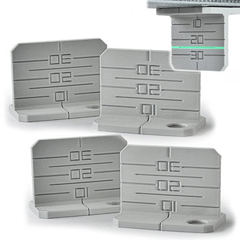 4 x znacznik na magnes do poziomowania profili aluminiowych CD60 płyt G-K - KAJAWIS