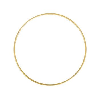 4 złote metalowe pierścionki Ø 20 cm - Youdoit