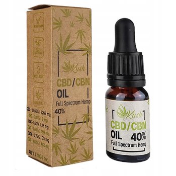 40% olejek KONOPNY CBD + CBN | THC CBG CBDA | RAW Full Spectrum | 10ml - Kush CBD