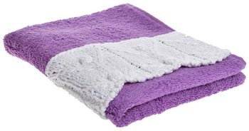 40x60cm ręcznik fioletowy z białą koronką - Inny producent