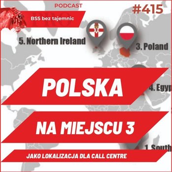 #415 Polska trzecią destynacją świata dla usług Call Contact Centre - BSS bez tajemnic - podcast - Doktór Wiktor