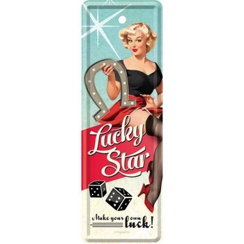 45038 Zakładka Metalowa Lucky Star - Nostalgic-Art Merchandising Gmb