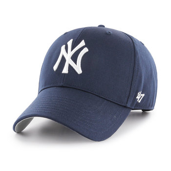 47 Brand, Czapka z daszkiem dziecięca MLB New York Yankees Kids Cap, B-RAC17CTP-NY, Granatowa - 47 Brand