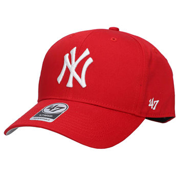47 Brand MLB New York Yankees Kids Cap B-RAC17CTP-RD, dla chłopca, Czapka z daszkiem, Czerwony - 47 Brand