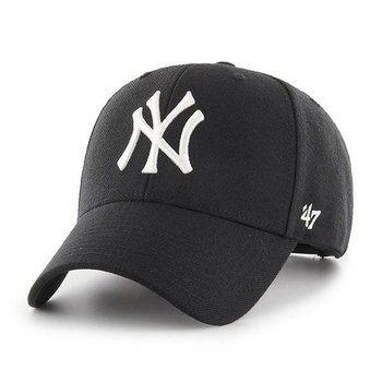 47 Brand, New York Yankees MLB '47 MVP czarna Snapback B-MVPSP17WBP-BK, Mężczyzna, Czapka z daszkiem, Czarna - 47 Brand