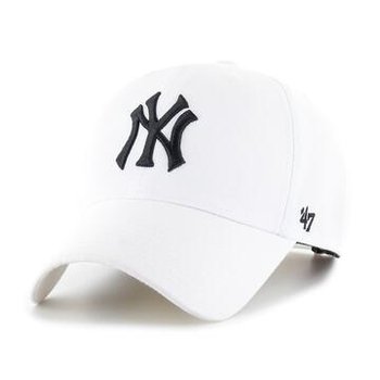 47 Brand, New York Yankees MLB '47 MVP SNAPBACK B-MVPSP17WBP-WHM, Mężczyzna, Czapka z daszkiem, biały - 47 Brand