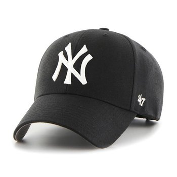 47 Brand, New York Yankees MLB, B-MVP17WBV-BK, Mężczyzna, Czapka z daszkiem, czarna - 47 Brand