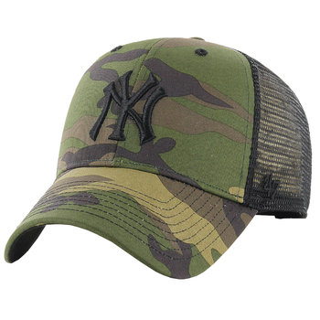 47 Brand, New York Yankees MLB Branson Cap B-CBRAN17GWP-CMJ, Mężczyzna, Czapka z daszkiem, Zielona - 47 Brand