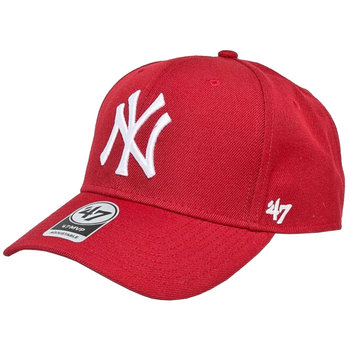 47 Brand, New York Yankees MLB Cap B-MVPSP17WBP-RDB, Mężczyzna, Czapka z daszkiem, czerwona - Inna marka