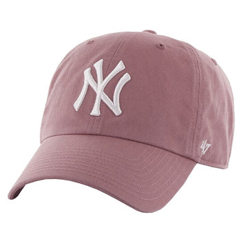 47 Brand New York Yankees MLB Clean Up Cap B-NLRGW17GWS-QC, Kobieta, Czapka z daszkiem, Różowa - 47 Brand